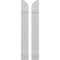 Ekena Millwork Americraft 2-Board (2 Batten) Wood Joined Board-n-Batten Shutters w/ Arch Top, ARW101BQ207X77STH, PR ARW101BQ207X77STH - alternate 1